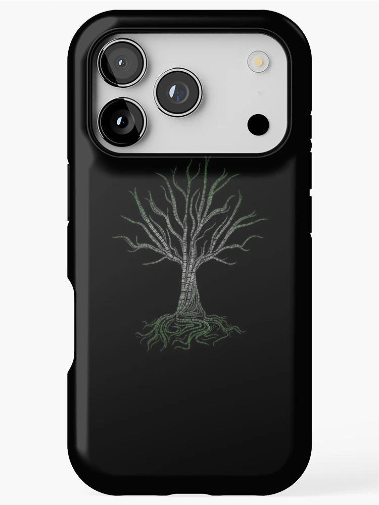 Thumbnail 1 of 4, iPhone Case, Binary Tree Computer Coding Programmer designed and sold by noirty.