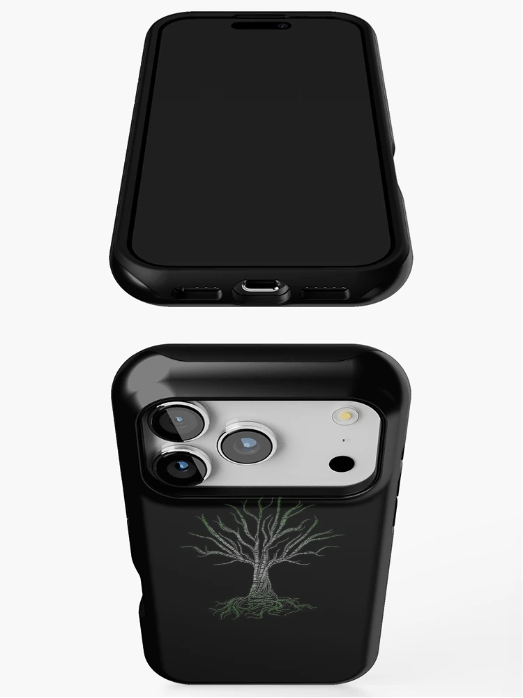 Thumbnail 3 of 4, iPhone Case, Binary Tree Computer Coding Programmer designed and sold by noirty.