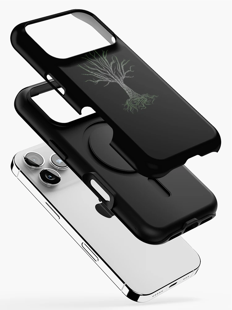Thumbnail 2 of 4, iPhone Case, Binary Tree Computer Coding Programmer designed and sold by noirty.
