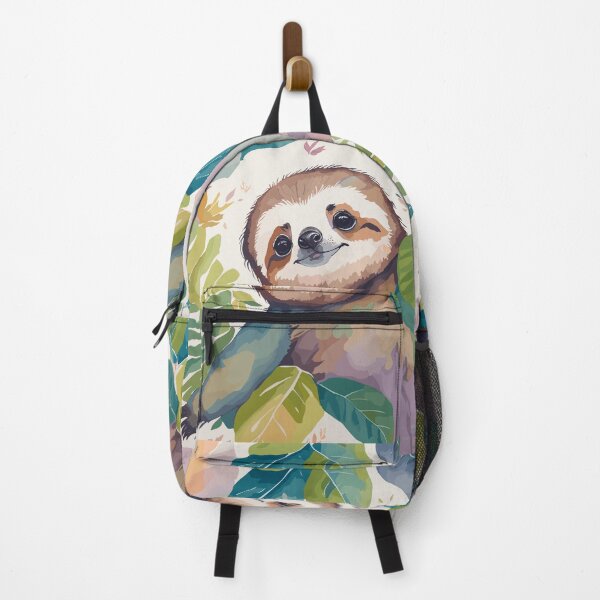 Item preview, Joyful Sloth Amongst the Leaves designed and sold by blocarteartwork.