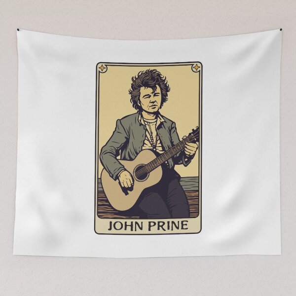 Item preview, John Prine Card  designed and sold by AestheticNow.
