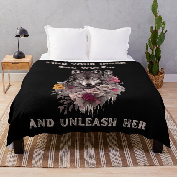 Item preview, shewolfdaughter with flowers designed and sold by RahyasDesign.