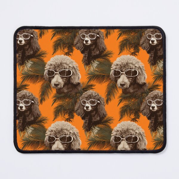 Item preview, Travel-Ready Poodle Sketch Pattern designed and sold by FamMeetsWorld.