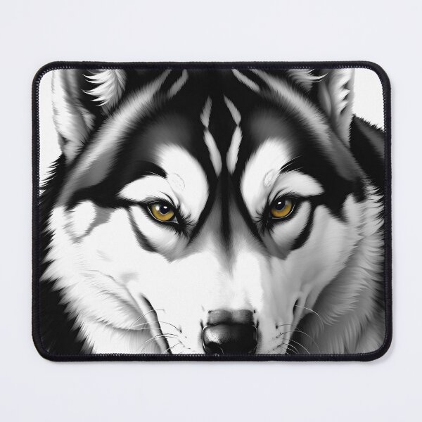 Item preview, monotone siberian husky designed and sold by Animal-Avenue.