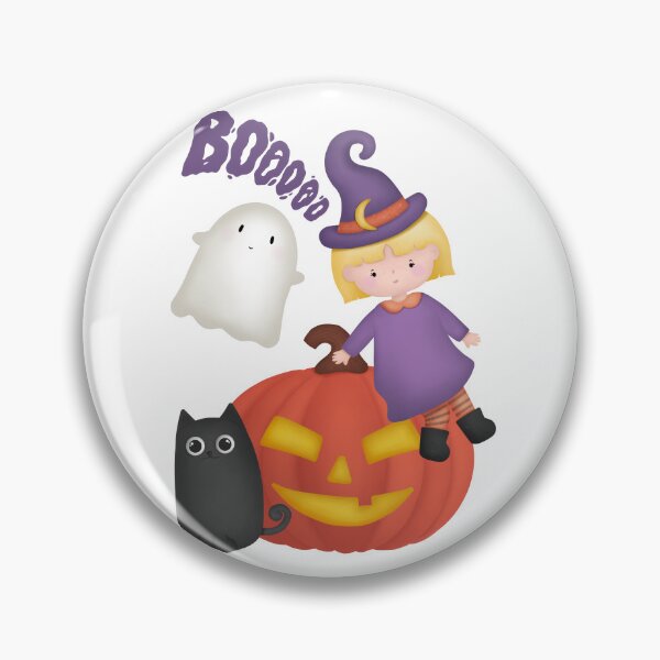Item preview, little witch Boooo! designed and sold by MaypanaShop.