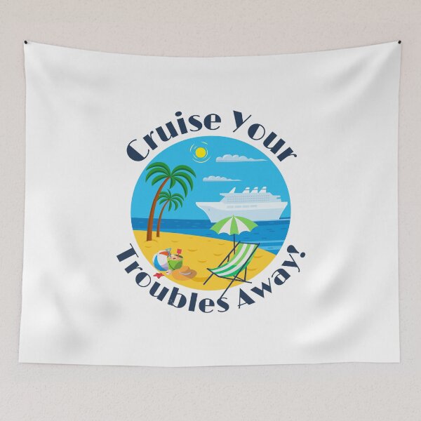Item preview, Cruise Your Troubles Away! - Light background designed and sold by StoneybrokeM.