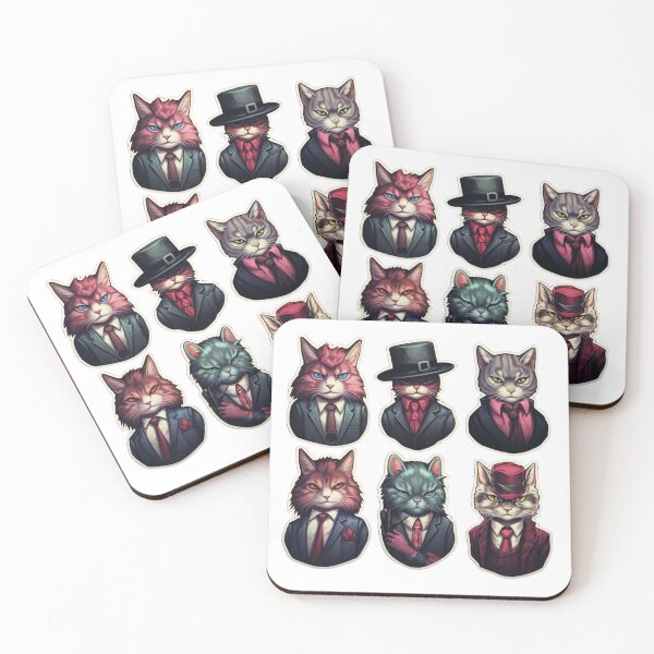 Item preview, Cats mafia sticker pack designed and sold by Foreververypoor.