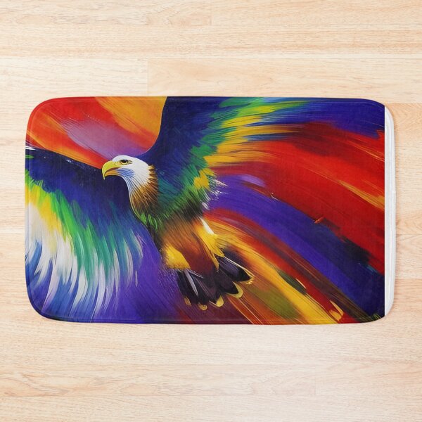 Item preview, Colourful Flying Bird, impasto, Ai Generated Art  designed and sold by ACC .