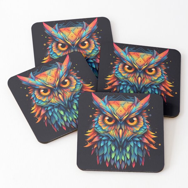 Item preview, neon owl no. 3  designed and sold by Sylwia Kuc.