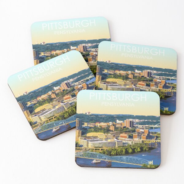Item preview, Pittsburgh, Pensylvania, USA, Print designed and sold by summattodraw.