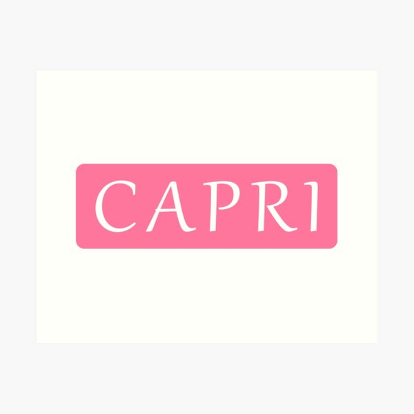 Capri Art Prints for Sale