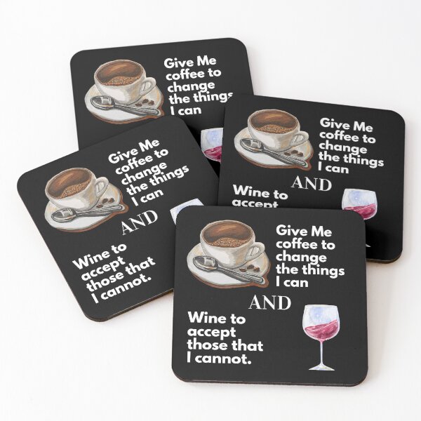Item preview, Coffee & Wine Quote designed and sold by walkerg6.