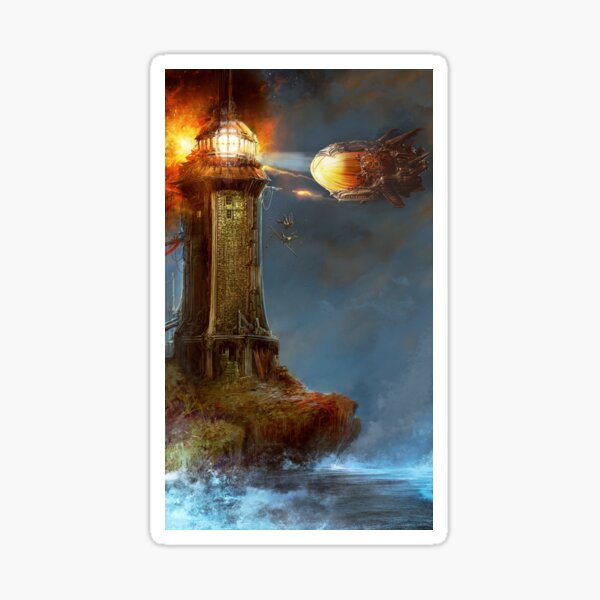 Steampunk Tower Attack! Sticker
