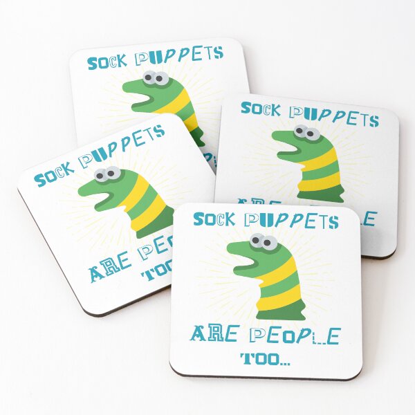 Item preview, Sock Puppets Are People Too designed and sold by DesignedToATee.