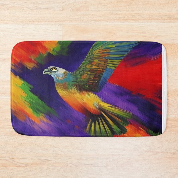 Item preview, Colourful Flying Bird, impasto, Ai Generated Art  designed and sold by ACC .