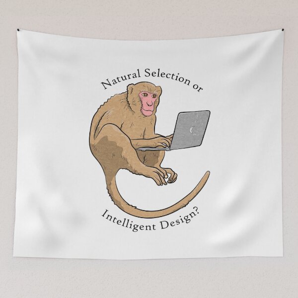Item preview, Natural Selection or Intelligent Design? (textured version) designed and sold by toolongdidntdraw.