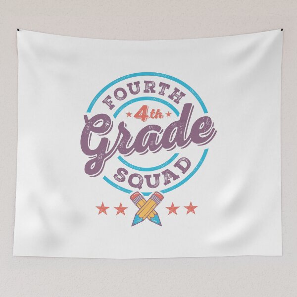 Item preview, Fourth 4th Grade Squad Team Back To School Teacher Student designed and sold by cidolopez.