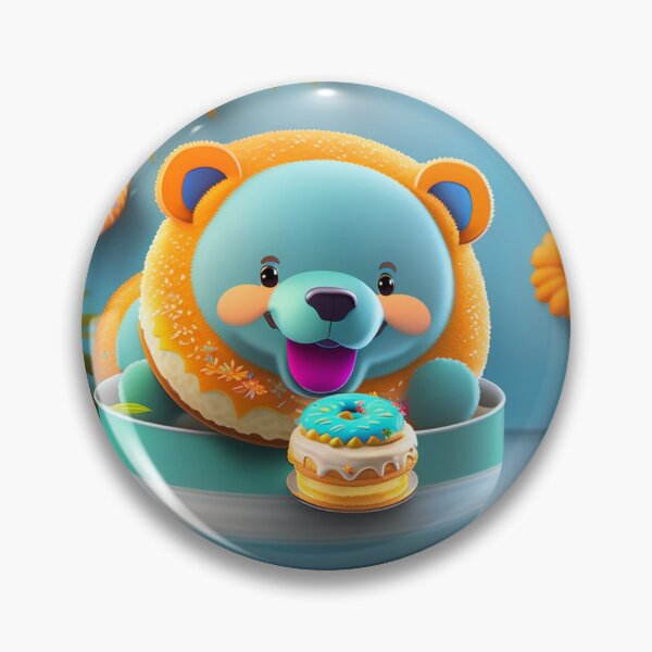 Item preview, Magical Bear loves eating donus designed and sold by Magical-bear.