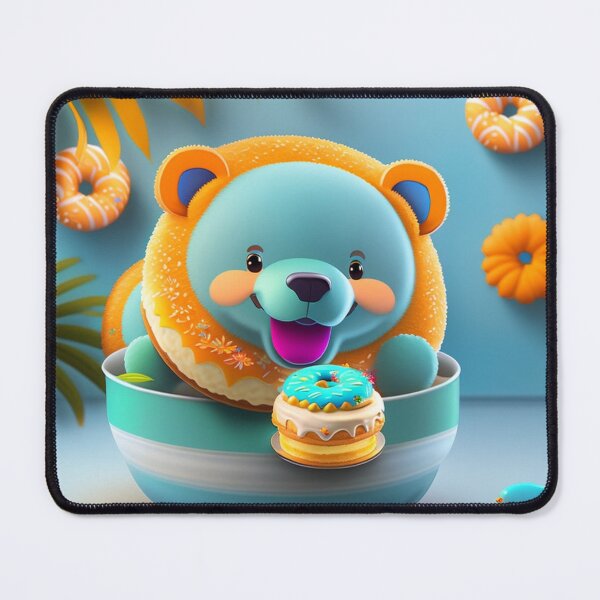 Item preview, Magical Bear loves eating donus designed and sold by Magical-bear.