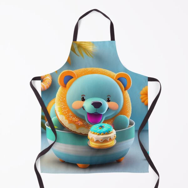 Item preview, Magical Bear loves eating donus designed and sold by Magical-bear.