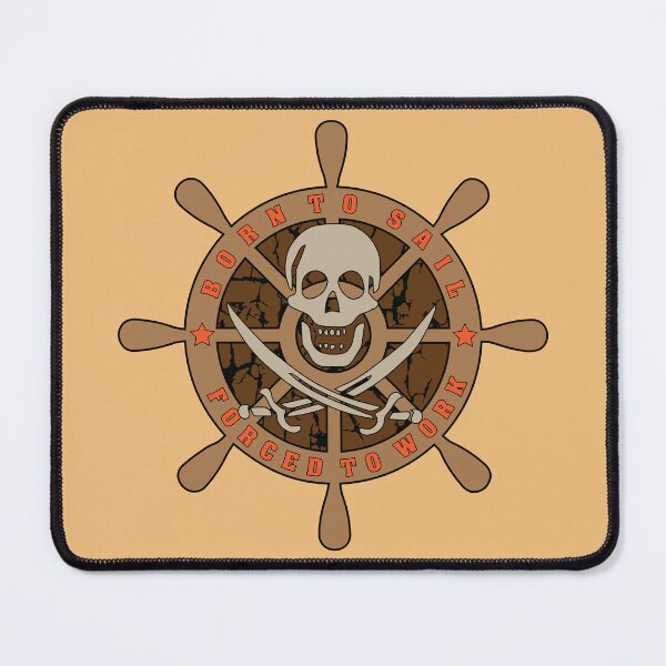 Item preview, Born to sail forced to work designed and sold by MayoVinylStore.