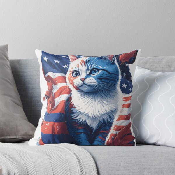Item preview, Adorable Cat Patriotic Theme designed and sold by LEVI SALVIAN JANITRA.