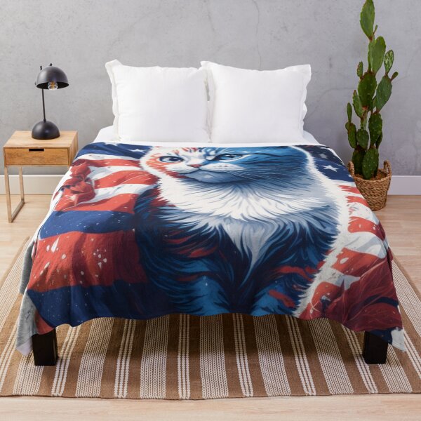 Item preview, Adorable Cat Patriotic Theme designed and sold by LEVI SALVIAN JANITRA.