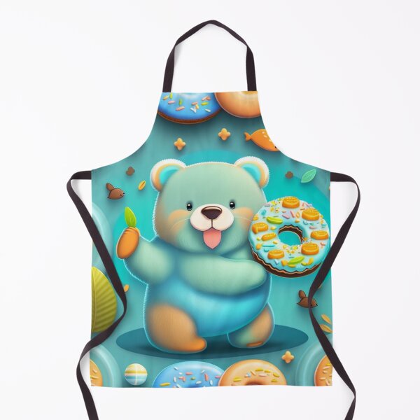 Item preview, Bear and donuts Whimsical designed and sold by Magical-bear.