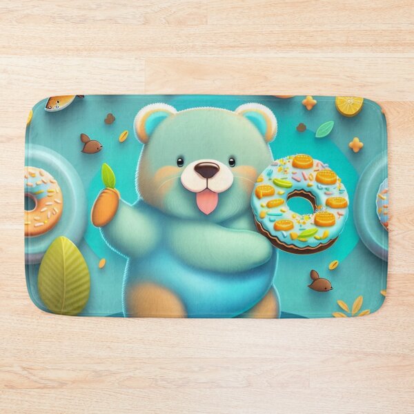 Item preview, Bear and donuts Whimsical designed and sold by Magical-bear.