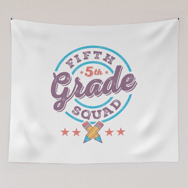Item preview, Fifth 5th Grade Squad Team Back To School Teacher Student designed and sold by cidolopez.