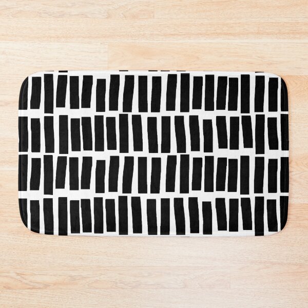 Item preview, Black and White Lines and Stripes in Rows designed and sold by OneThreeSix.