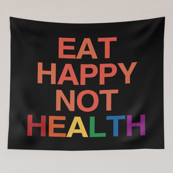 Item preview, Eat Happy Not Health designed and sold by EunsooLee.