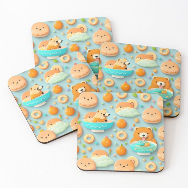 Item preview, Bear + Donut = Happy days! designed and sold by Magical-bear.