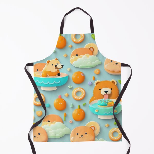 Item preview, Bear + Donut = Happy days! designed and sold by Magical-bear.