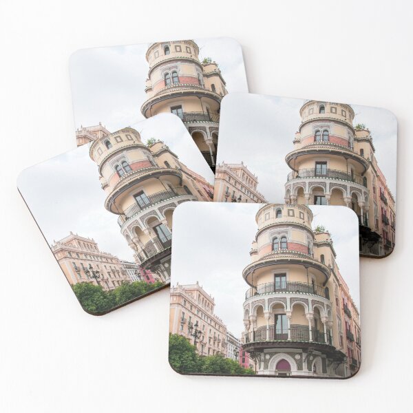 Item preview, La Adriatica Building Seville #1 #travel #wall #art designed and sold by Anita's & Bella's Art.