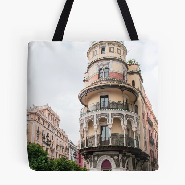 Item preview, La Adriatica Building Seville #1 #travel #wall #art designed and sold by Anita's & Bella's Art.
