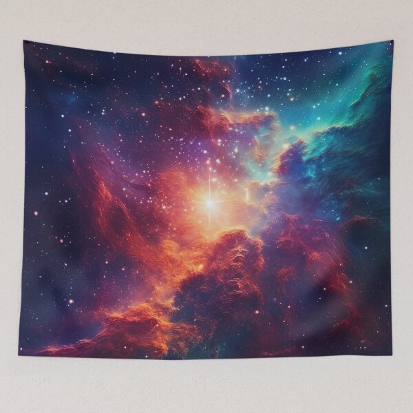 Item preview, Cosmic Echoes: Embracing the Nebulaic Symphony designed and sold by Mullet Monkey.