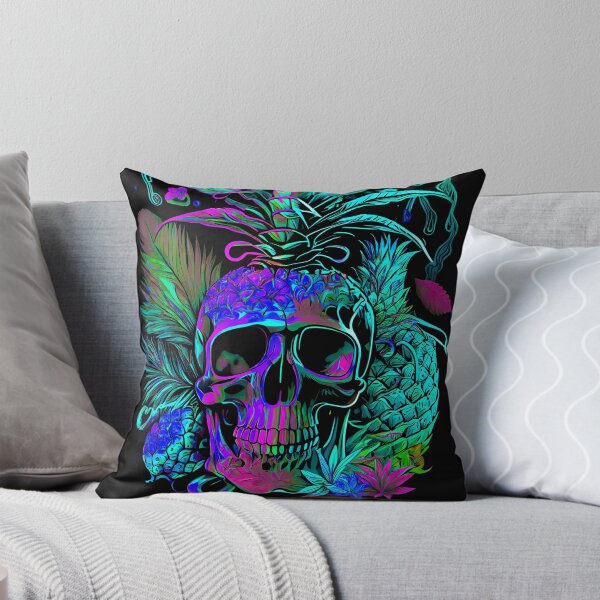 Item preview, Trippy Pineapple Skull designed and sold by MindWave THC.