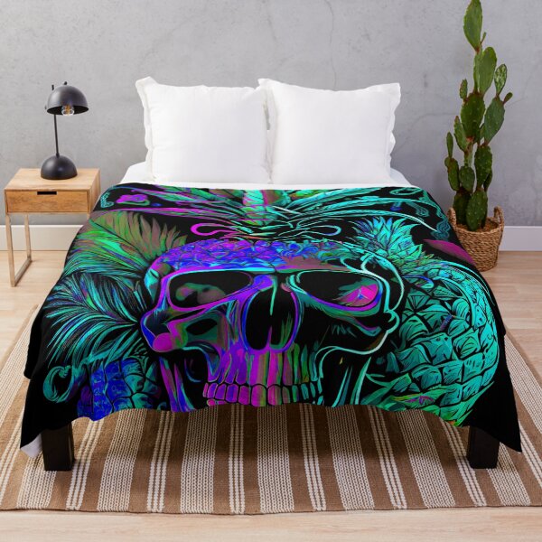 Item preview, Trippy Pineapple Skull designed and sold by MindWave THC.