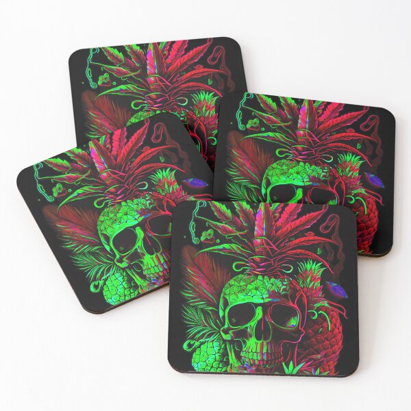 Item preview, Trippy Pineapple Skull designed and sold by MindWave THC.
