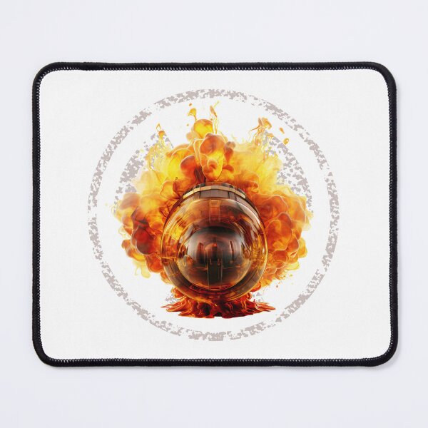 Item preview, Abstract representations of radiation Airplane Burning designed and sold by Redjakkal.