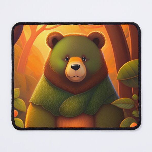 Item preview, A cute bear in the middle of Jungle designed and sold by Magical-bear.
