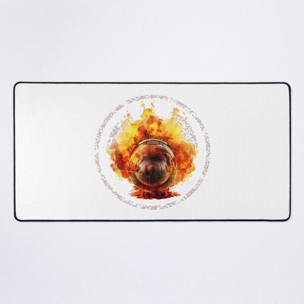 Item preview, Abstract representations of radiation Airplane Burning designed and sold by Redjakkal.