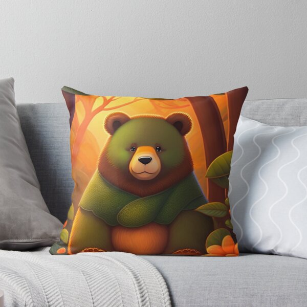 Item preview, A cute bear in the middle of Jungle  designed and sold by Magical-bear.