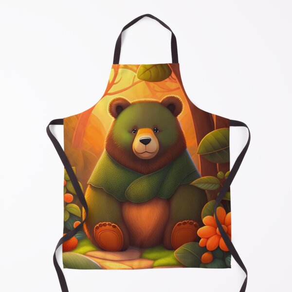Item preview, A cute bear in the middle of Jungle designed and sold by Magical-bear.