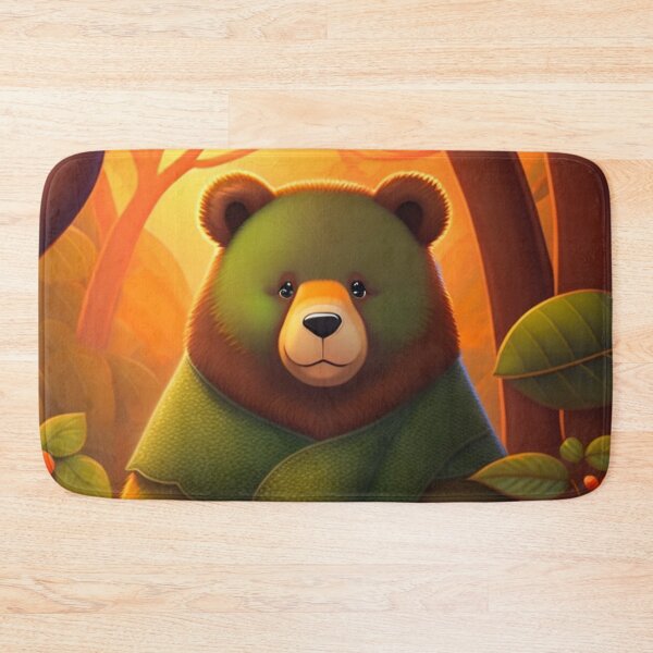 Item preview, A cute bear in the middle of Jungle  designed and sold by Magical-bear.