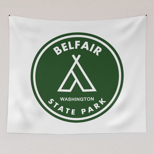 Artikelvorschau, Belfair State Park Washington Tent entworfen und verkauft von bivenart.