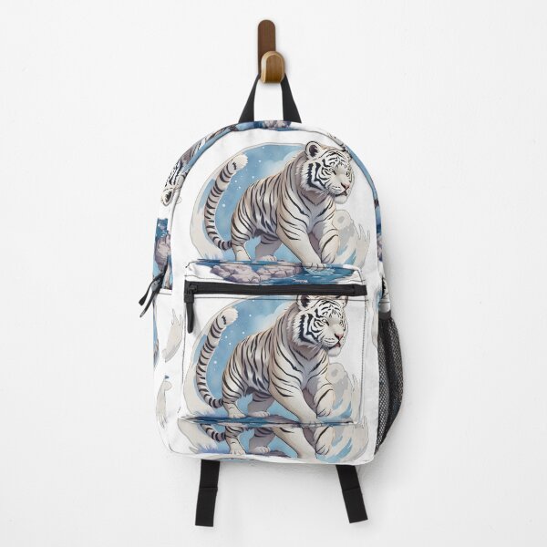 Item preview, cute white tiger designed and sold by AP.