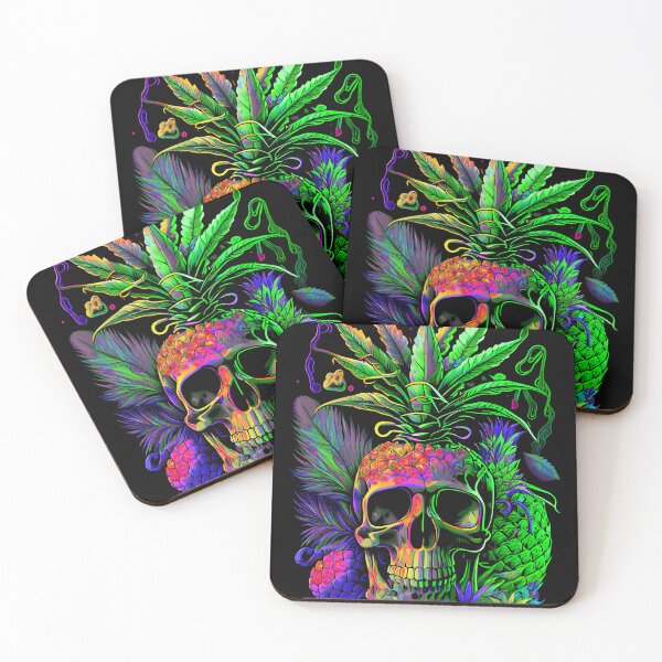 Item preview, Trippy Pineapple Skull designed and sold by MindWave THC.