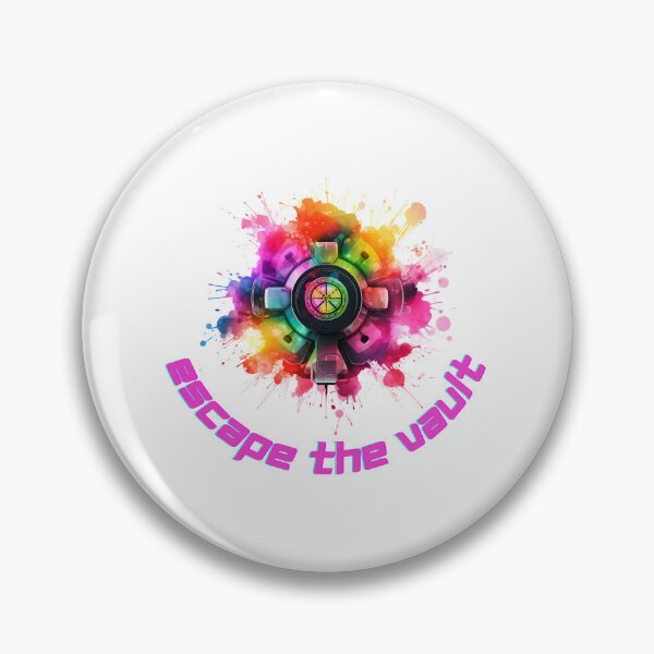 Item preview, Escape the Vault, vault covered in color blotches  designed and sold by Redjakkal.